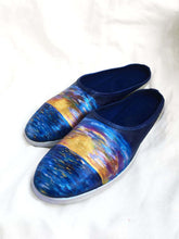 Load image into Gallery viewer, "Golden Sunset" Hand-painted on Canvas Shoes