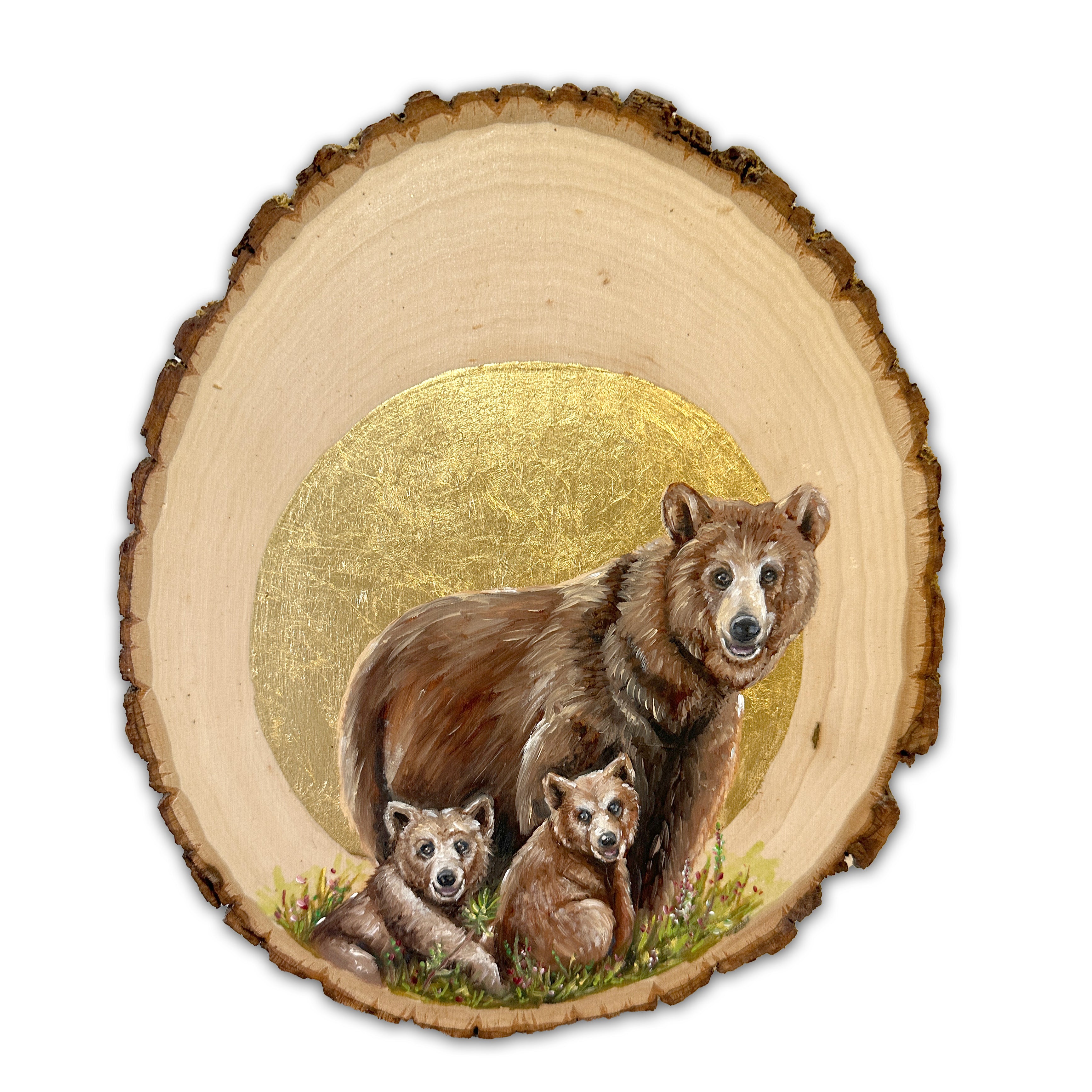 Mama & Baby Bear Felt Ornament – The Old Mill