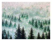 Load image into Gallery viewer, Misty Forest 4 Signed Print by Jes Lilly | 11&quot; x 14&quot; | 2023
