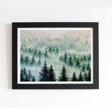 Load image into Gallery viewer, Misty Forest 4 Signed Print by Jes Lilly | 11&quot; x 14&quot; | 2023
