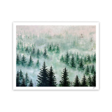 Load image into Gallery viewer, Misty Forest 4 Signed Print by Jes Lilly | 11&quot; x 14&quot; | 2023
