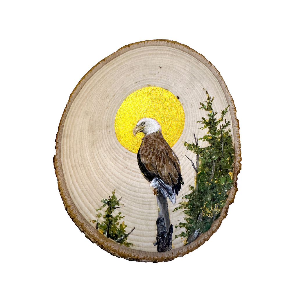 Bald Eagle, Acrylic on Wood | 2023