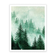 Load image into Gallery viewer, Mini Misty Forest 1 Signed Print by Jes Lilly | 11&quot; x 14&quot; | 2023
