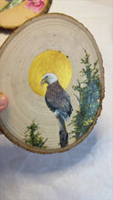 Load and play video in Gallery viewer, Bald Eagle, Acrylic on Wood | 2023
