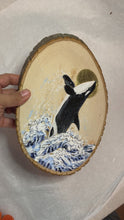 Load and play video in Gallery viewer, Orca Whale, Lolita AKA Tokitae Acrylic on Wood | 2024
