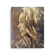 Load image into Gallery viewer, Golden Portrait Painting of Adele | 11&quot; x 14&quot; Acrylic Portrait Painting | 2021 | Original Art
