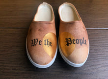 Load image into Gallery viewer, &quot;We the People&quot; Hand-painted Mules | Size 6
